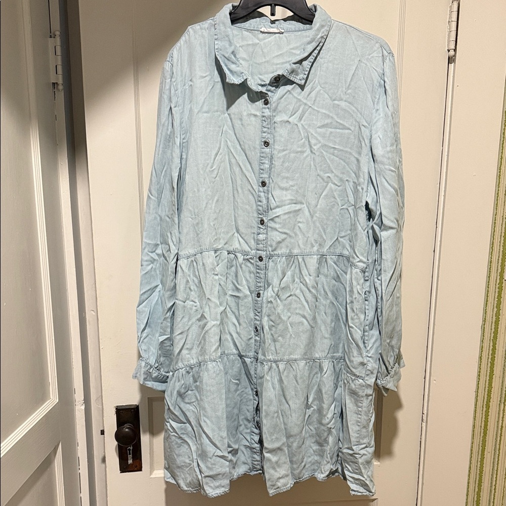 Chic Soul Sky Blue Casual Dress